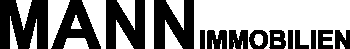 Das Bild zeigt den Text "MANNIMMOBILIEN" in schwarzer Schrift.