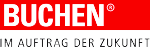 Das Bild zeigt das Logo von "Buchen" mit dem Slogan "Im Auftrag der Zukunft" darunter.